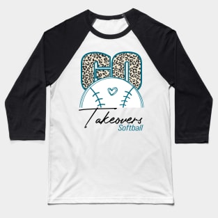 Topeka Takeovers Leopard Baseball T-Shirt